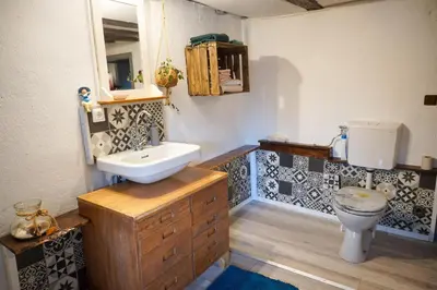 Ein Badezimmer in der Unterkunft My Home is my Castle