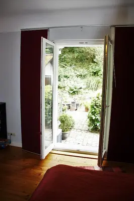 Ein Garten an der Unterkunft Ferienwohnungen-In-Bacharach