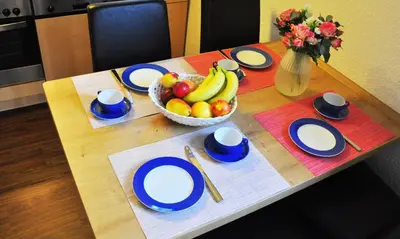 Essen in der Ferienwohnung oder in der Nähe
