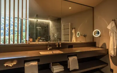 Ein Badezimmer in der Unterkunft Emser ThermenHotel