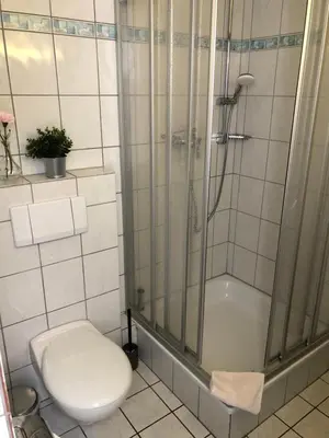 Ein Badezimmer in der Unterkunft Moselferienhaus Porten