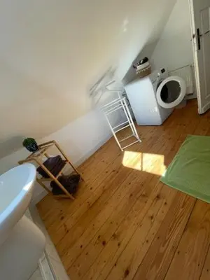Ein Badezimmer in der Unterkunft Ferienhaus am Fallertor