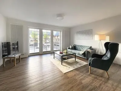 Ein Sitzbereich in der Unterkunft Villa Burglay