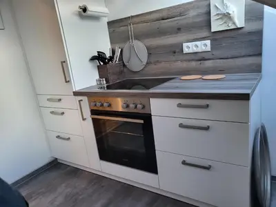 Küche/Küchenzeile in der Unterkunft Lounge 4 Singleapartment