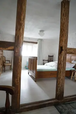 Ein Bett oder Betten in einem Zimmer der Unterkunft House Kellisch 1822