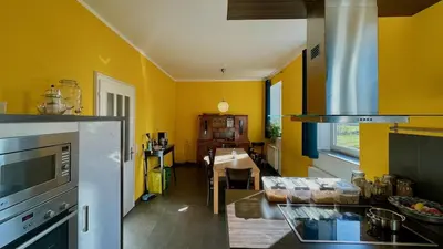 Küche/Küchenzeile in der Unterkunft Die Strumpffabrik - Guesthouse