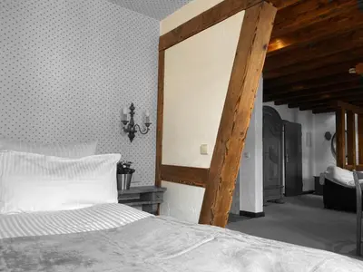 Ein Bett oder Betten in einem Zimmer der Unterkunft Apartmenthaus Eurenerstrasse 179