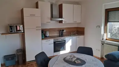 Küche/Küchenzeile in der Unterkunft Ferienwohnung Moselnest