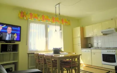 Küche/Küchenzeile in der Unterkunft Bernkasteler Moselapartments
