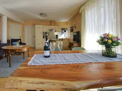 Küche/Küchenzeile in der Unterkunft Ferienhaus Bullay