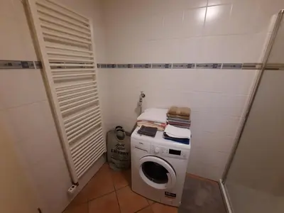 Ein Badezimmer in der Unterkunft Ferienwohnung Hilgert