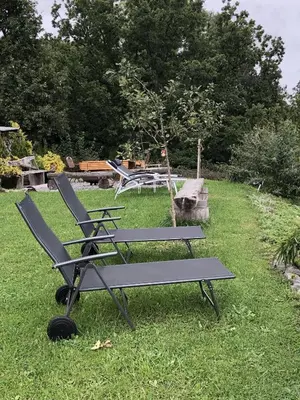Ein Garten an der Unterkunft Ferienhaus Schöner Maarblick