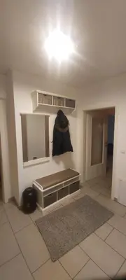 Ein Bett oder Betten in einem Zimmer der Unterkunft Ferienwohnung KaMa