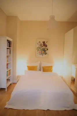 Ein Bett oder Betten in einem Zimmer der Unterkunft Villa Adelinde