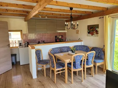 Küche/Küchenzeile in der Unterkunft Ferienwohnung im Haus Waldblick