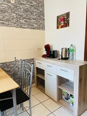 Küche/Küchenzeile in der Unterkunft Ferienwohnung in Binger Stadtmitte