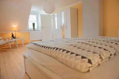 Ein Bett oder Betten in einem Zimmer der Unterkunft Haus Toni