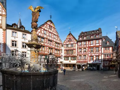Das Gebäude in dem sich die Ferienwohnung befindet