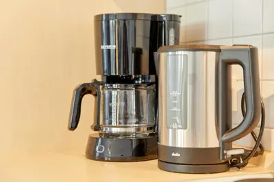 Kaffee-/Teezubehör in der Unterkunft Am Weinberg