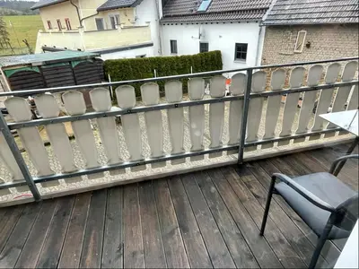 Ein Balkon oder eine Terrasse in der Unterkunft Relaxen am Ring Fewo 2
