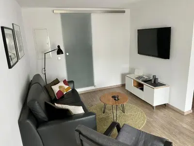 TV/Unterhaltungsangebot in der Unterkunft Ferienwohnung Im Stiffje