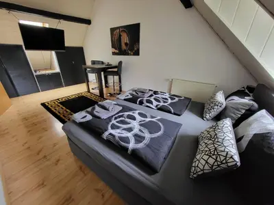 Ein Bett oder Betten in einem Zimmer der Unterkunft Haus Mika