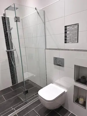 Ein Badezimmer in der Unterkunft Hotel zum Rittersprung