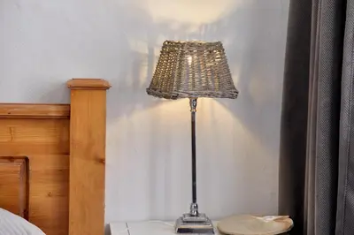 Ein Bett oder Betten in einem Zimmer der Unterkunft Berntraube