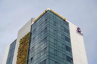 Das Gebäude in dem sich das Hotel befindet