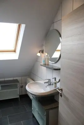 Ein Badezimmer in der Unterkunft Haus Herrloch