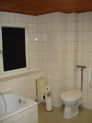 Ein Badezimmer in der Unterkunft Appartement 25 qm mit Bad an der Mosel - Nähe Koblenz