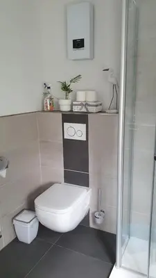 Ein Badezimmer in der Unterkunft Ferienwohnung Pees