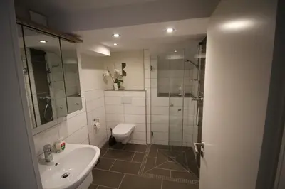 Ein Badezimmer in der Unterkunft Ferienwohnung Mohrs