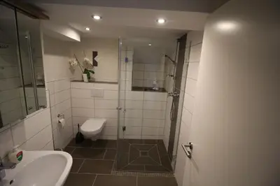 Ein Badezimmer in der Unterkunft Ferienwohnung Mohrs
