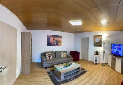 TV/Unterhaltungsangebot in der Unterkunft Ferienhaus Wolle & Beate