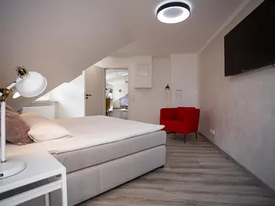 Ein Bett oder Betten in einem Zimmer der Unterkunft Ferienhaus Kaimt Zell