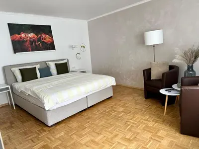 Ein Bett oder Betten in einem Zimmer der Unterkunft Ferienhaus Kaimt Zell