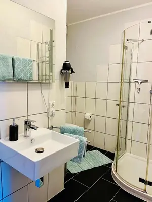 Ein Badezimmer in der Unterkunft Kleine Auszeit