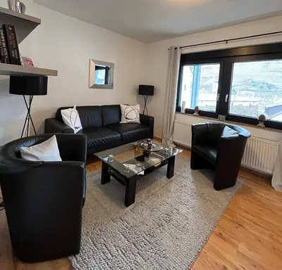 Ein Sitzbereich in der Unterkunft Kleine Auszeit