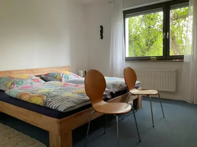 Ein Sitzbereich in der Unterkunft Moselglück