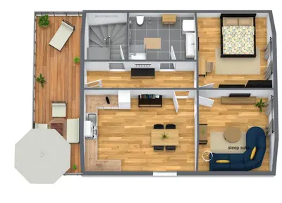 Grundriss der Unterkunft TRIMOSA - Apartments & Homes