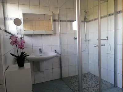 Ein Badezimmer in der Unterkunft Ferienhaus Eifelmomente