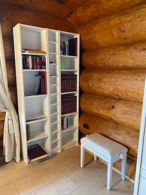 Die Bibliothek im Ferienhaus