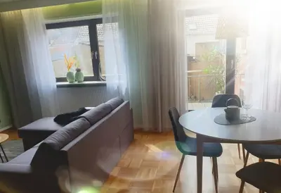 Ein Sitzbereich in der Unterkunft Maison Mellie