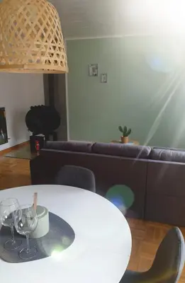 Ein Sitzbereich in der Unterkunft Maison Mellie
