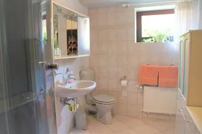 Ein Badezimmer in der Unterkunft Ferienwohnung Hofmann