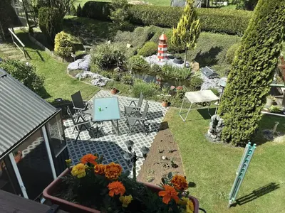 Ein Garten an der Unterkunft Ferienwohnung Grujo