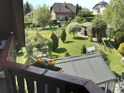Ein Garten an der Unterkunft Ferienwohnung Grujo