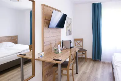 Ein Bett oder Betten in einem Zimmer der Unterkunft Keller Höhe