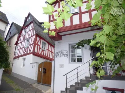 Das Gebäude in dem sich die Ferienwohnung befindet